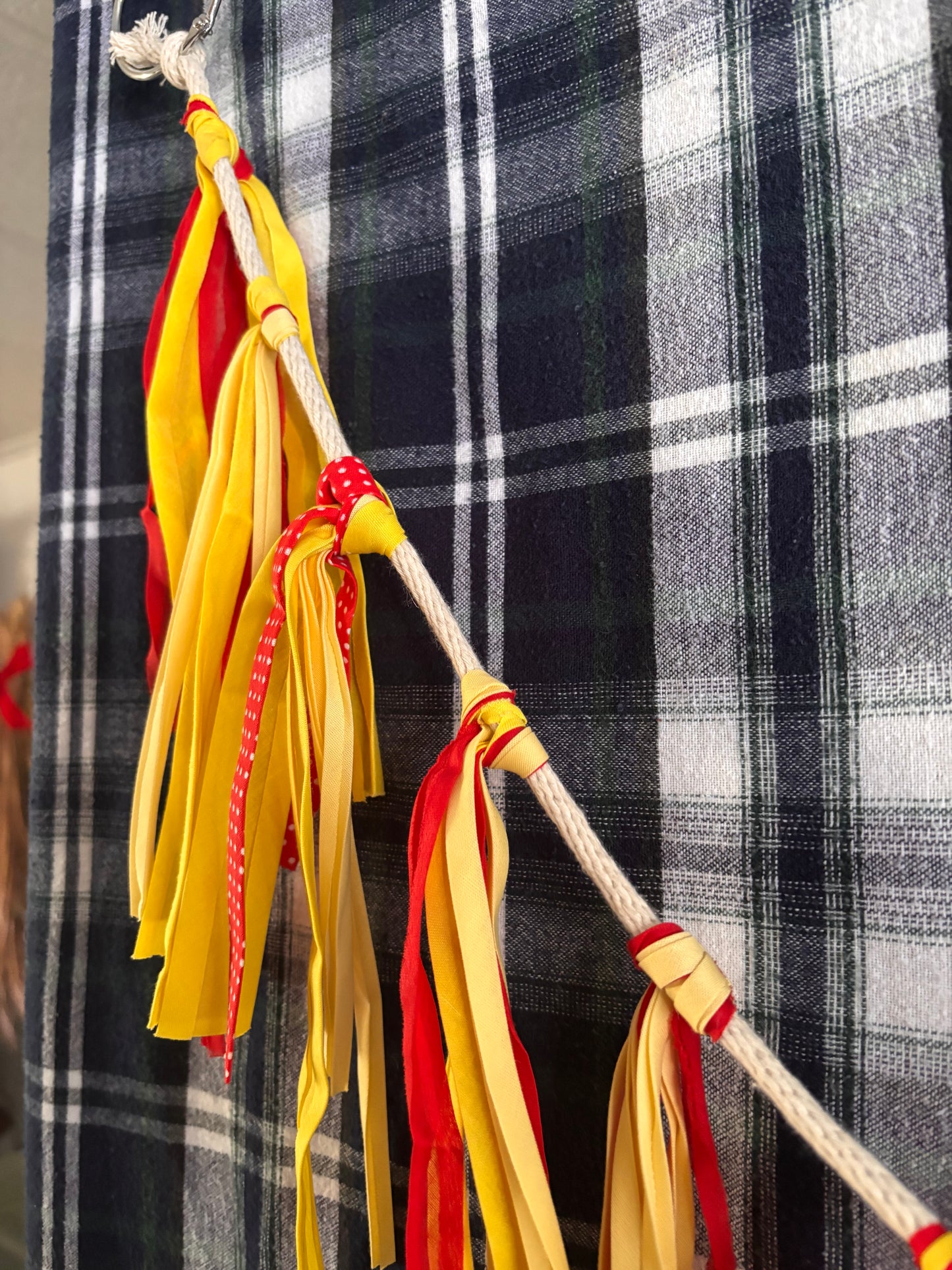 bunting: ketchup + mustard linen