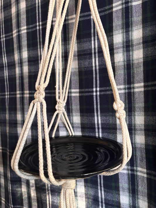 plants: macrame hangers