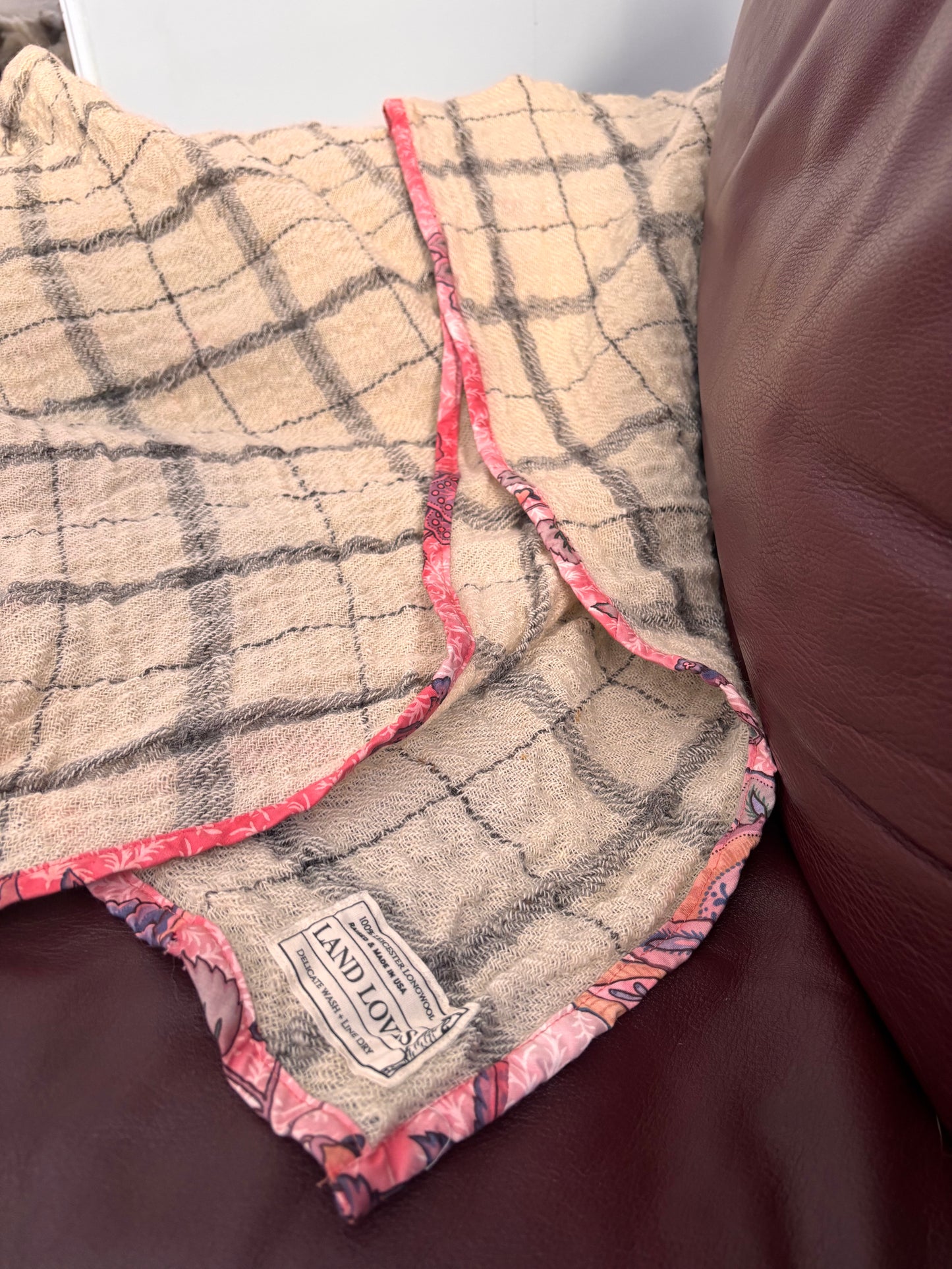 blanket : 100% natural wool